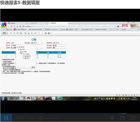 快逸报表-数据填报5