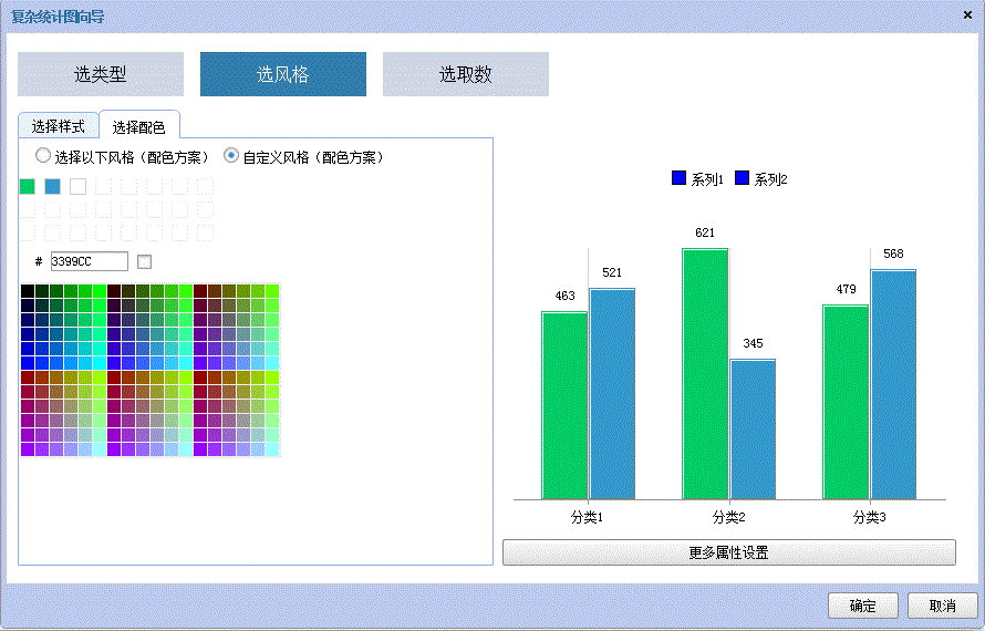 静态统计图的多种样式风格设置3