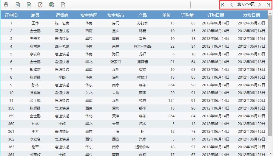 报表工具轻松实现大数据量展现